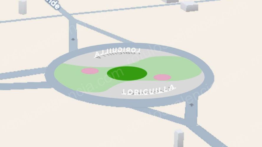 Boceto para letras Corporeas Gigantes en rotonda Loriguilla